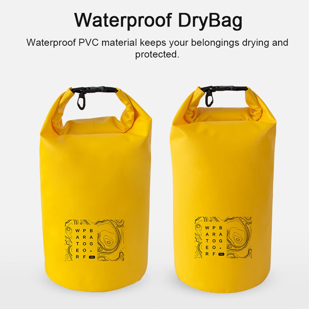 

10L/15L Drifting PVC Mesh Bags Lightweight Waterproof Phone Pouch Floating Boating Kayaking Camping Bags for Outdoor Swimming