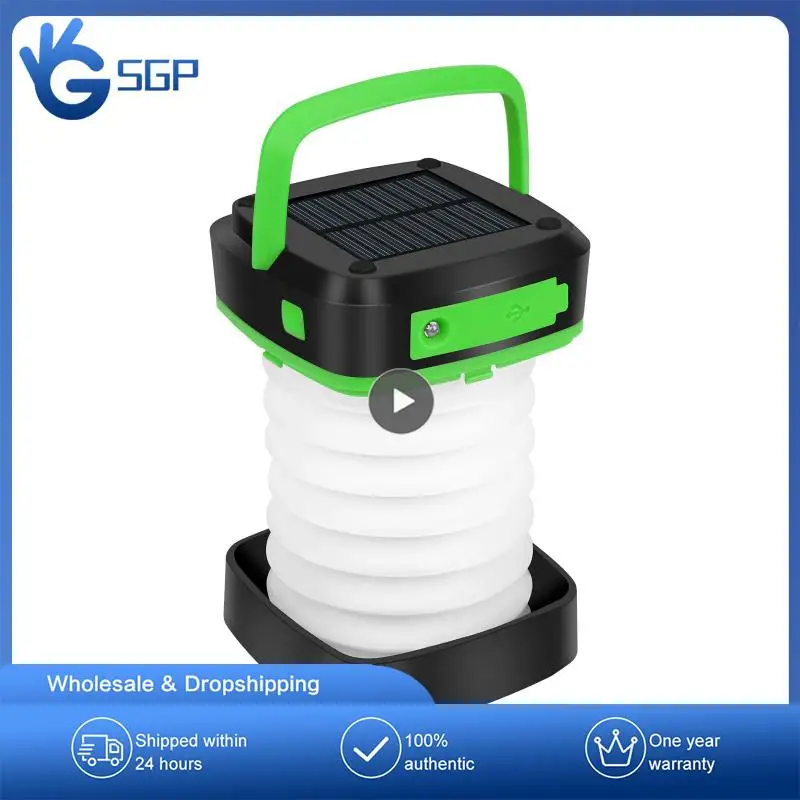 

Портативные солнечные фонари для кемпинга, 1 ~ 8 шт., перезаряжаемая лампа, фотолампа, складные палатки для кемпинга