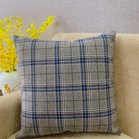 decorative pillows case for sofa bed home decor classical linens plaid cushion covers 454530505050cm