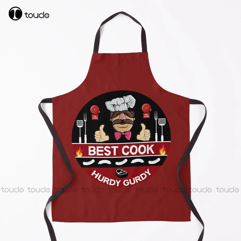 

Hurdy Gurdy Bork Bork Cook - Bad Cook Gifts - Lazy Cooks - Funny Swedish Chef Apron Barber Apron Household Cleaning Apron