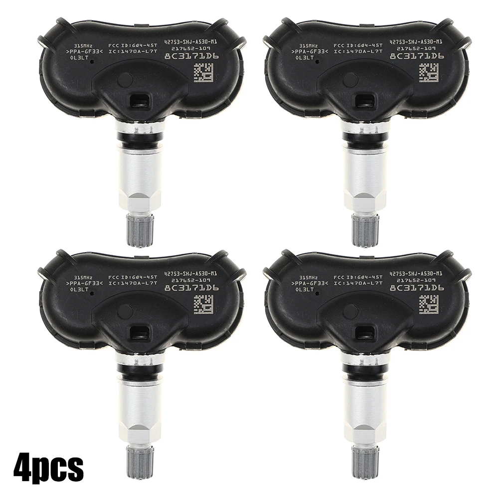 

4pcs New Car Tire Pressure Sensor TPMS 42753-SHJ-A53 For Honda Acura Ridgeline Pilot Odyssey Tire Pressure Monitor System