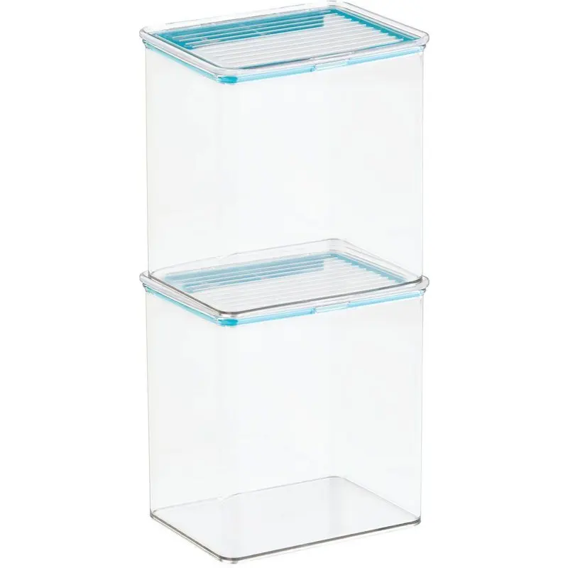 

Lovely Reusable Binz Box of 3 Quart-Sized Containers with Sealed Lid - Perfect for Storing and Taking Out Meals, Lunch and Food.