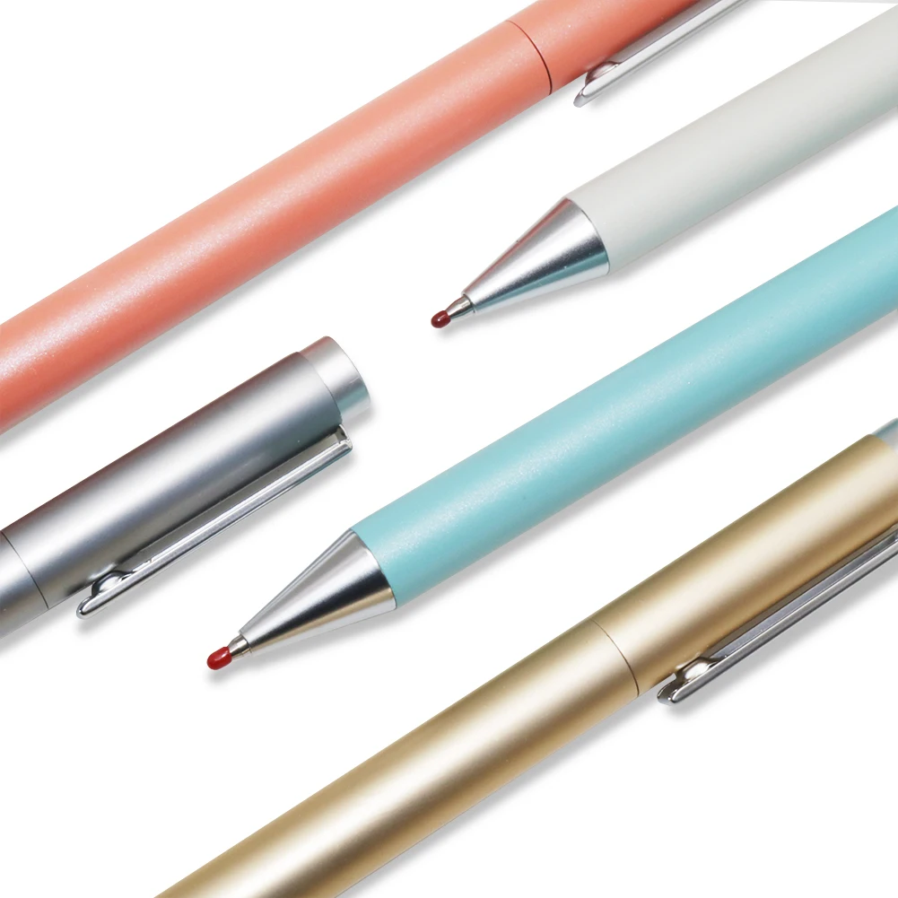 

Металлическая ручка для подписи, шариковая ручка 0,5 мм, гелевая гладкая швейцарская ручка PREMEC для письма в офисе и школе
