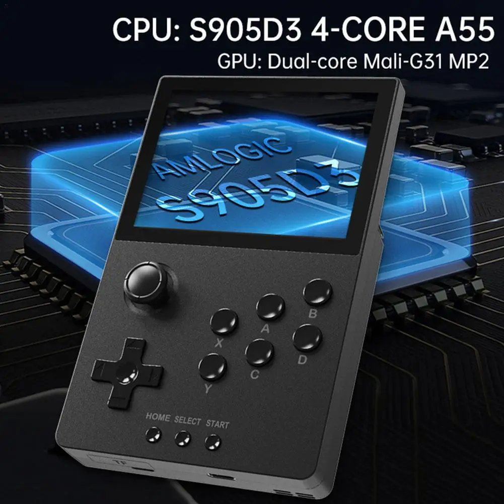 

Игровые приставки Powkiddy A20, 3,5 дюйма, IPS экран, 4 ядра, S905D3