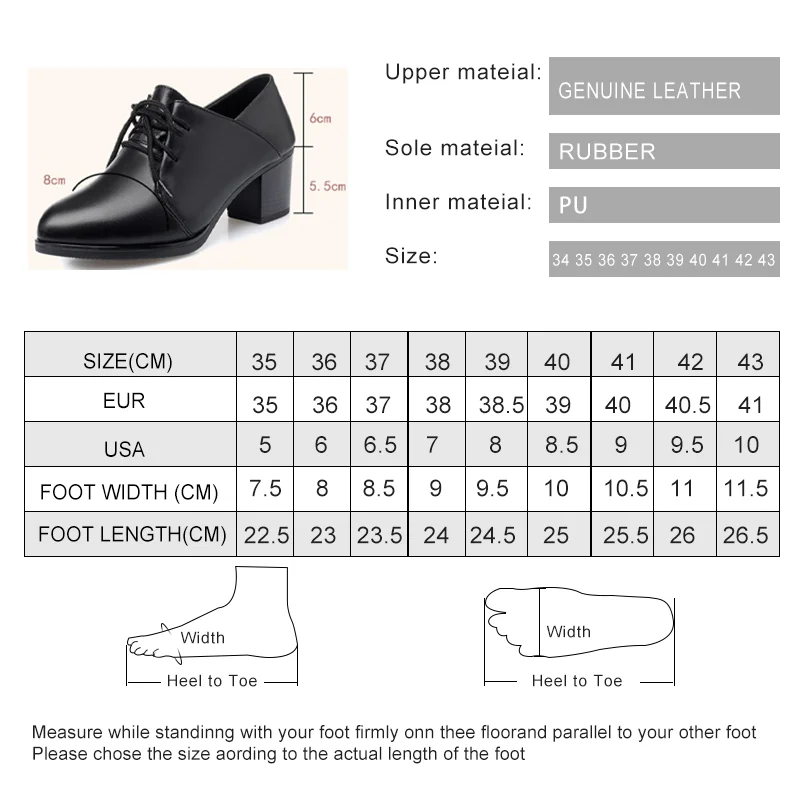 AIYUQI Women Office Shoes Genuine Leather Autumn Ladies High Heel Shoes Lace Up Ladies Shoes With Heels Fashion