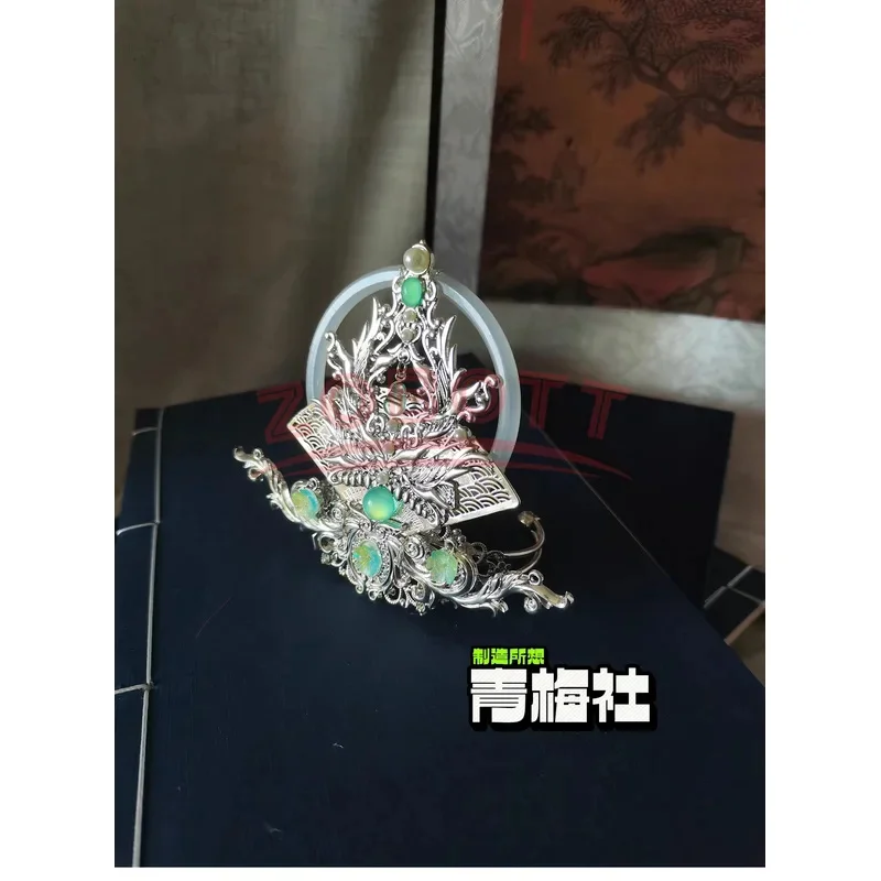 Фото Официальные предложения CyHeaven Blessing Shi Qingxuan, реквизит для косплея Lord Wind Master Shiqingxuan, женские головные уборы, вуаль Hallowmas Tian Guan Ci Fu №3