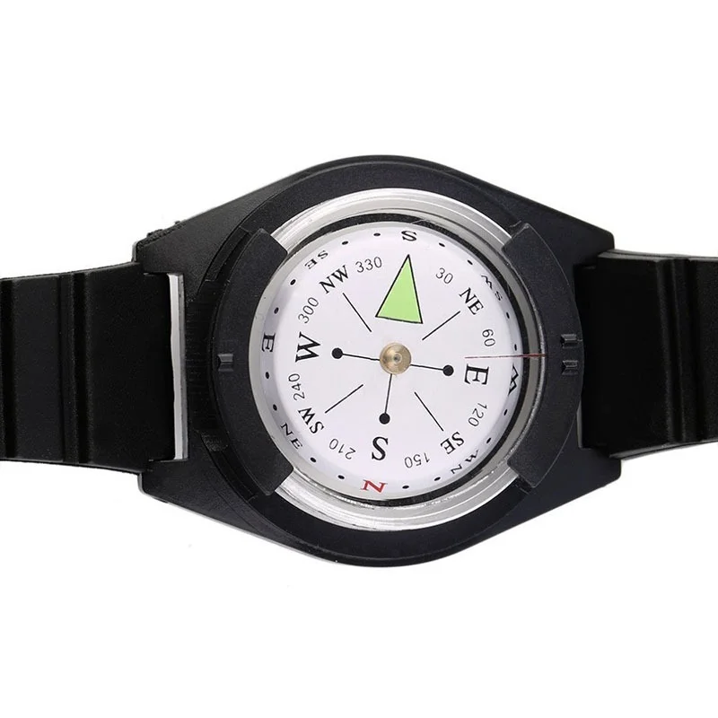 

Portable Wrist Compass Strap Tactical Compass Military Survival Tool EDC Outdoor Camping Hiking Cycling Fishing Travel