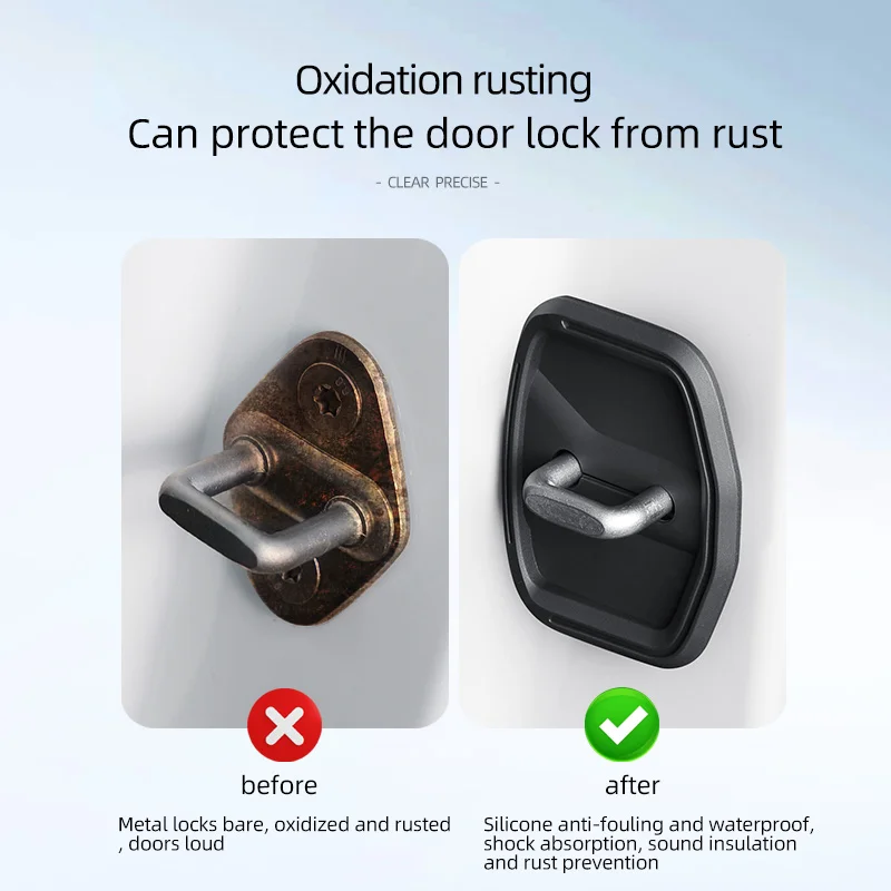 Силиконовый чехол для замка двери автомобиля защитный BMW 1 3 5 6 7 серии GT X3 X4 X5M M6118i X6M