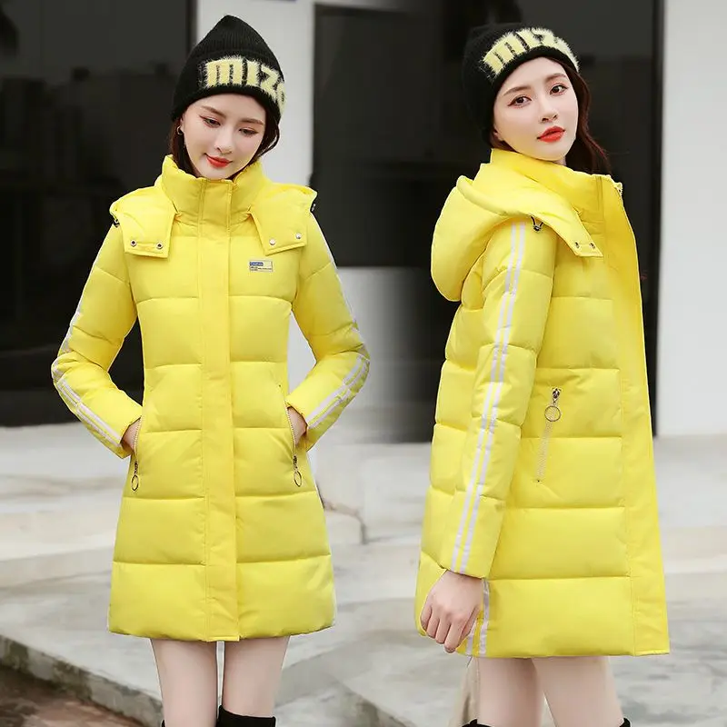 Winter Women's Cold Coat Parkas Jackets Super Hot Coats Hooded Long Cotton Padded Jacket Oversize Womens Winter Clothing Fashion