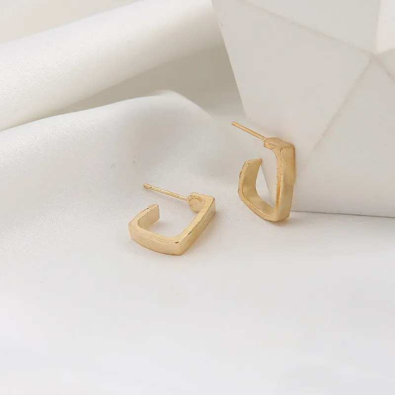 

Fashion Metal Geometry Stud Earrings Women Korean ear Jewelry Accessories
