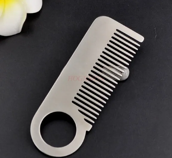 304 stainless steel comb home hairdressing steel comb anti-static comb appearance fashionable and beautiful portable comb