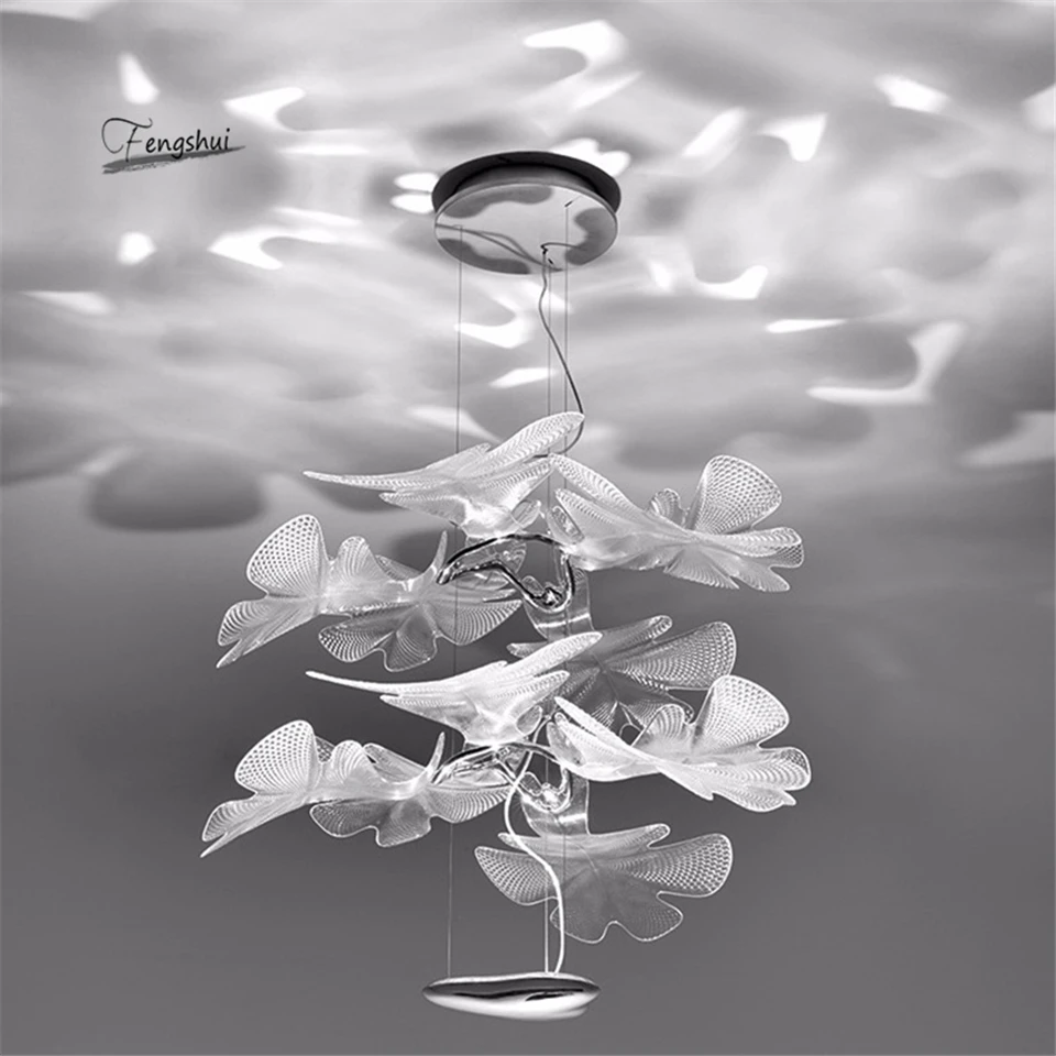 

Modern Decor Acrylic LED Chandelier Bedroom Living Room Dining Room Villa Indoor Lighting Hanging Lamp Decoration Light Fixtures