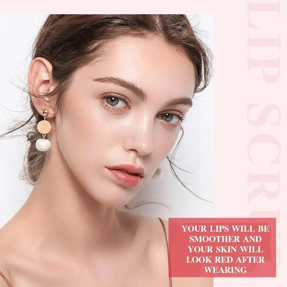 

1pc 10g Lip Scrub Lip Plumper Moisture Lip Balm Care Repair Fine Lines Exfoliating Film Lip Lips Anti-ageing Nourish S R1q9