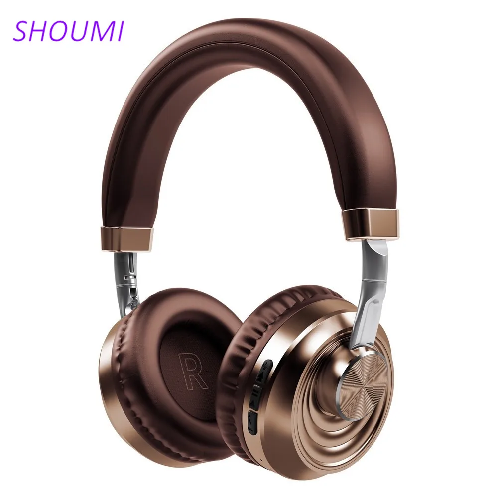 12 Hours Play Wireless Headphones Bluetooth 5.0 Headset Over Ear Sports Running Earphone with Mic Support SD Player for Music TV