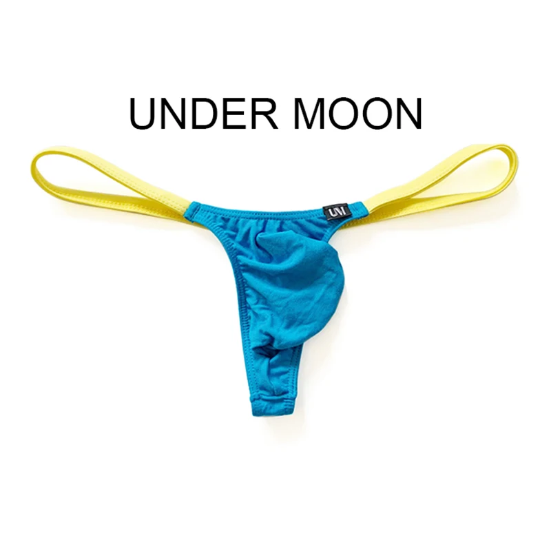 Трусы-стринги мужские х/б с заниженной талией |