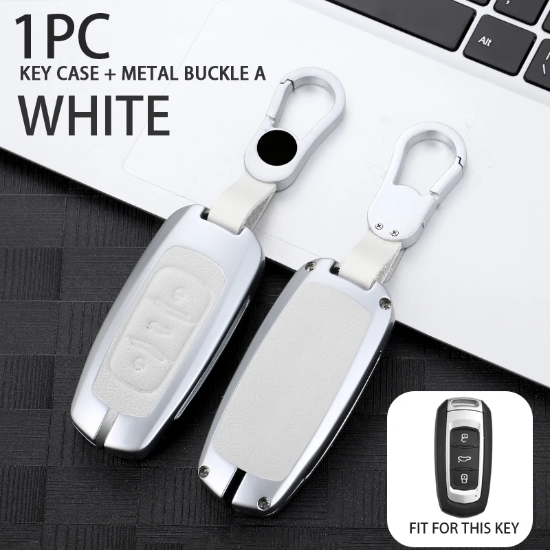 Металлический кожаный чехол для автомобильных ключей Geely Atlas Boyue NL3 EX7 Emgrand X7 EmgrandX7