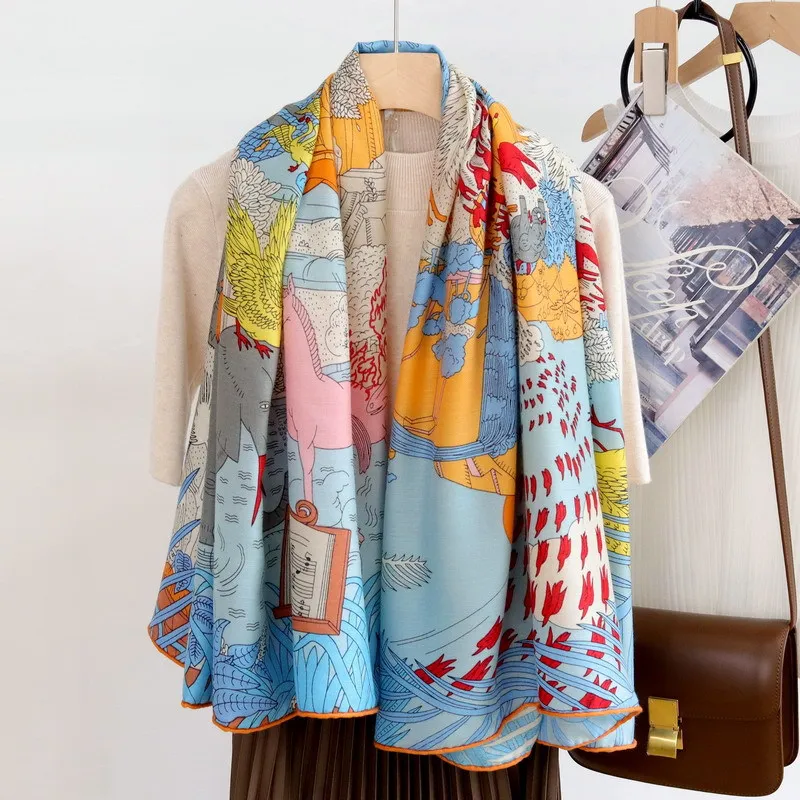 Рисунок 6 - 70% кашемировый 30% шелковый шарф для мужчин и женщин