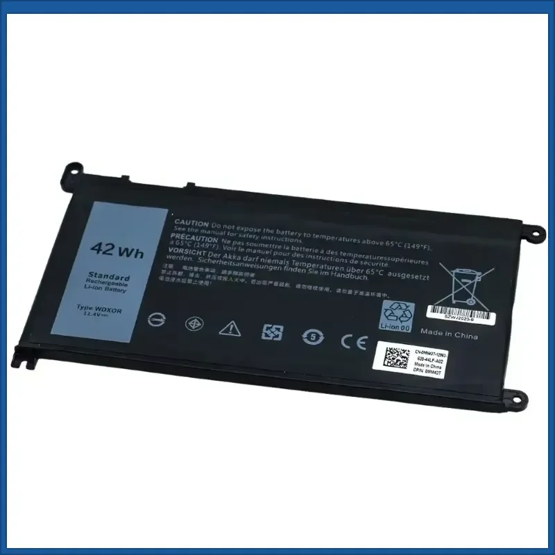 Фото Аккумулятор 11.4V 3500mAh WDX0R для Dell Inspiron 13 5000 5368 5378 7368 7378 14 7000 7560 7460 5468 15 7560 5538 5567 5568 P61F T2JX4 №3
