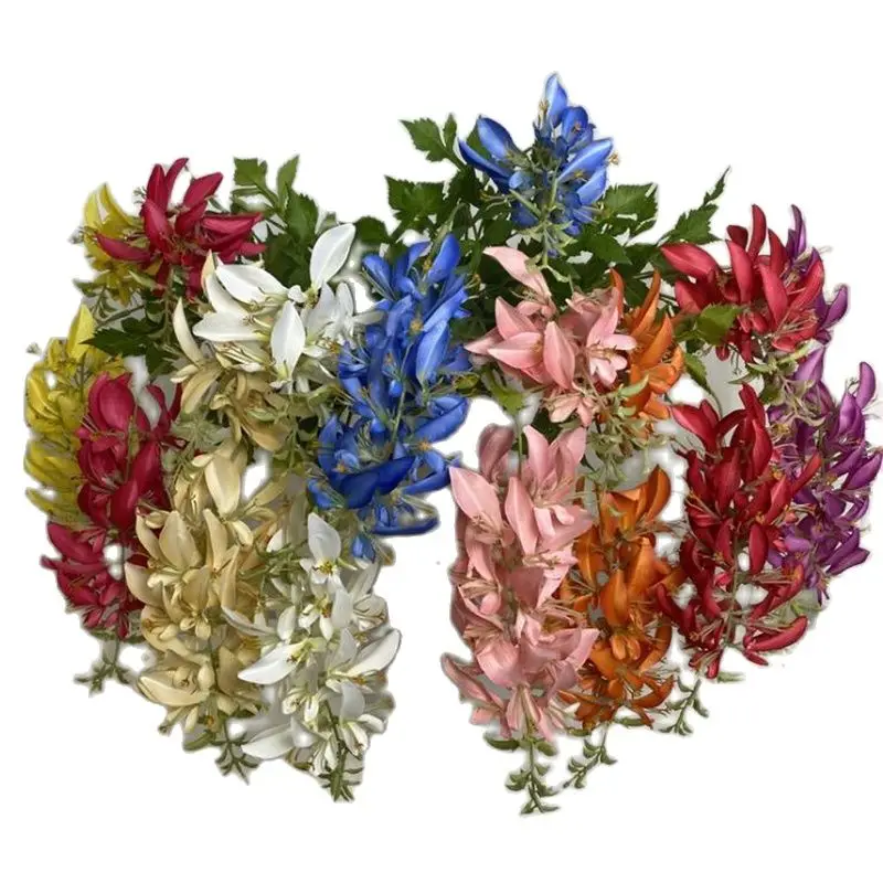 

Один искусственный длинный стебель, живоспор тобира 42 дюйма, имитация лилии для искусственных цветов