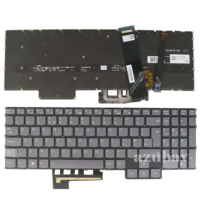 Клавиатура Lenovo Legion 5-15ARH7 5-15ARH7H 5-15IAH7 5-15IAH7H с подсветкой RGB