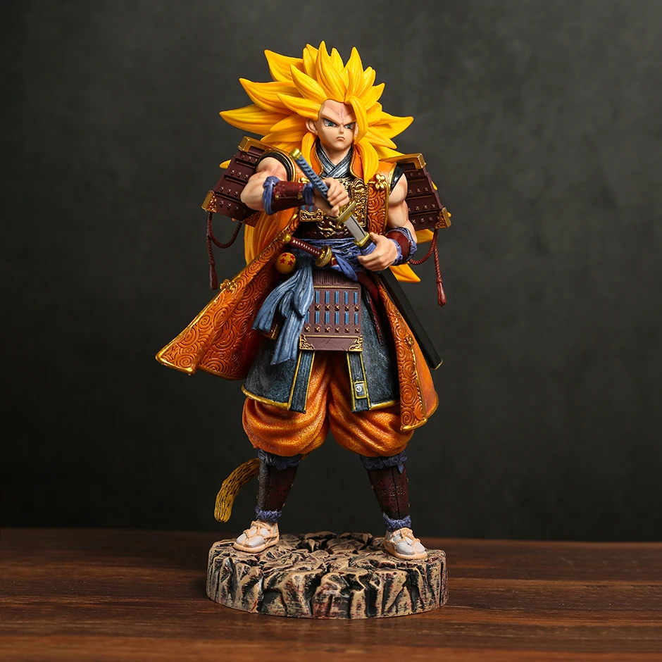 

Коллекционная Фигурка самурая супер сайян 3 Сон Гоку, 31 см