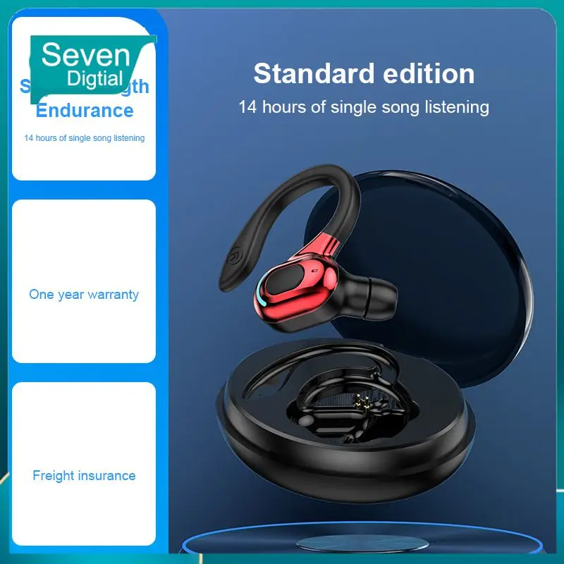 

Hanging Ear Headphones Waterproof With Charging Case TWS Earphones Noise Reduction Headset Sport Earbuds Stereo