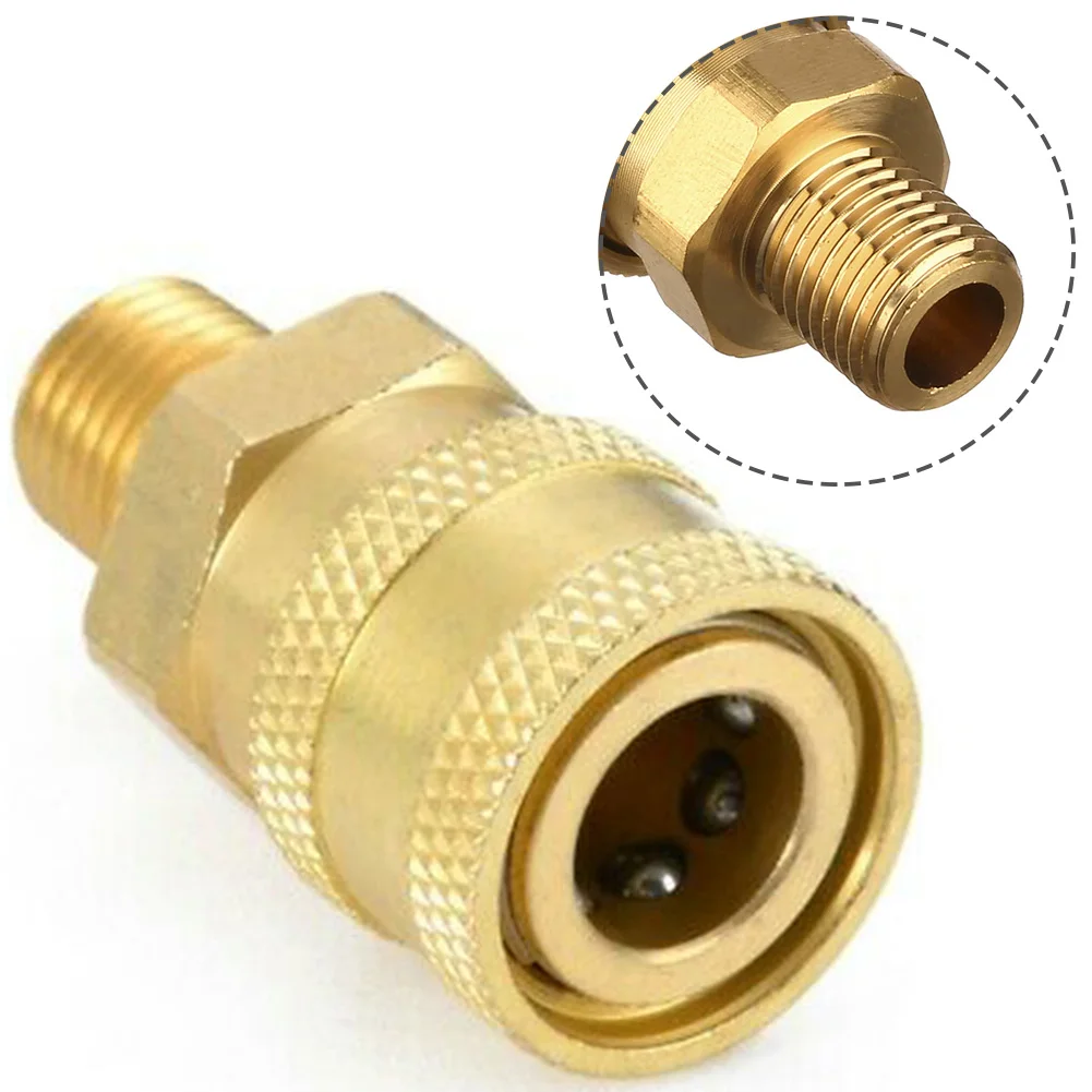 

Brass Pressure Washer Quick Connect M22 To 1/4 Male Coupler Adapter Pressure Washer Thread Connector Hose Coupler Adaptor
