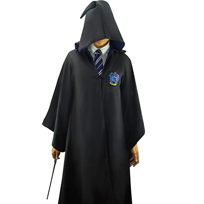 Костюм для косплея obe Slytherin Ravenclaw пуффендуй костюм детей и взрослых халат плащ 4