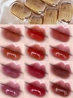 new arrival lip gloss moisturizing and hydrating lip tint watery lipstick velvet matte silky smooth lip makeup beauty cosmetics