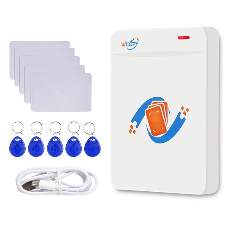 Розничный RFID-копир Дубликатор считыватель писатель 125 кГц 13 56 МГц USB-программист