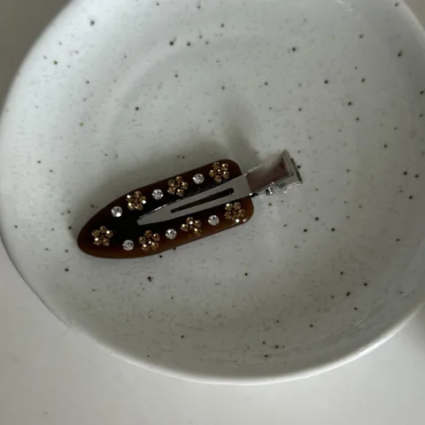 Заколки для волос с мраморным узором