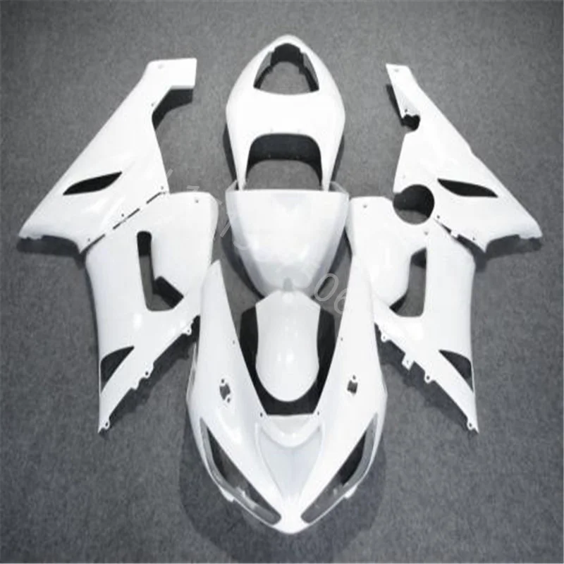 

White body for KAWASAKI fairing kits ZX6R 2005 2006 plastic motobike parts ZX-6R 05 06 Injection molding parts