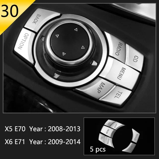 

Для BMW X5 X6 E70 E71 Стайлинг автомобиля интерьерная центральная консоль фотомагнитная наклейка отделка автомобильные аксессуары