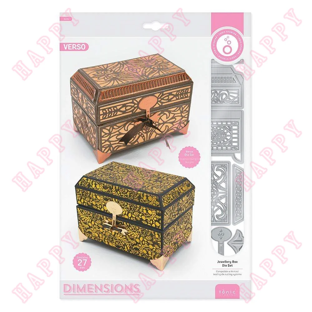 

Metal Cutting Dies Jewellery Box Decoration For DIY Scrapbooking Diary Album Paper Template Card Embossing Handcraft Arrival New