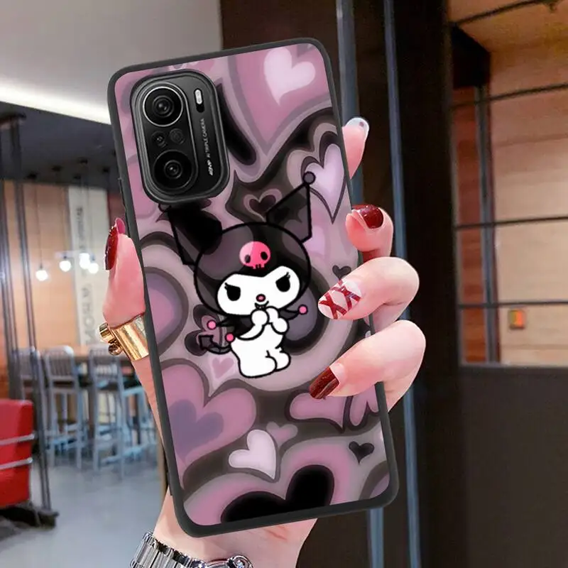 Милый мультяшный чехол для телефона Kuromi силиконовый мягкий Redmi 9A 8A Note 11 10 9 8 8T K20 K30