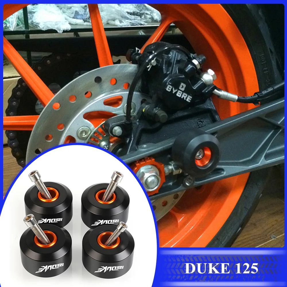 

Motorcycle Front Rear Wheel Axle Fork Crash Sliders Guard Falling Protector For 125 DUKE 125 2012 2013 2014 2015 2016 2017 2018