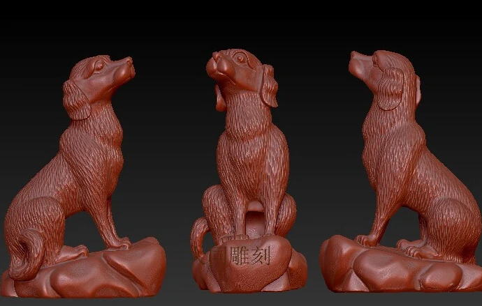 

3d модель, рельеф для cnc в STL file Dog_5