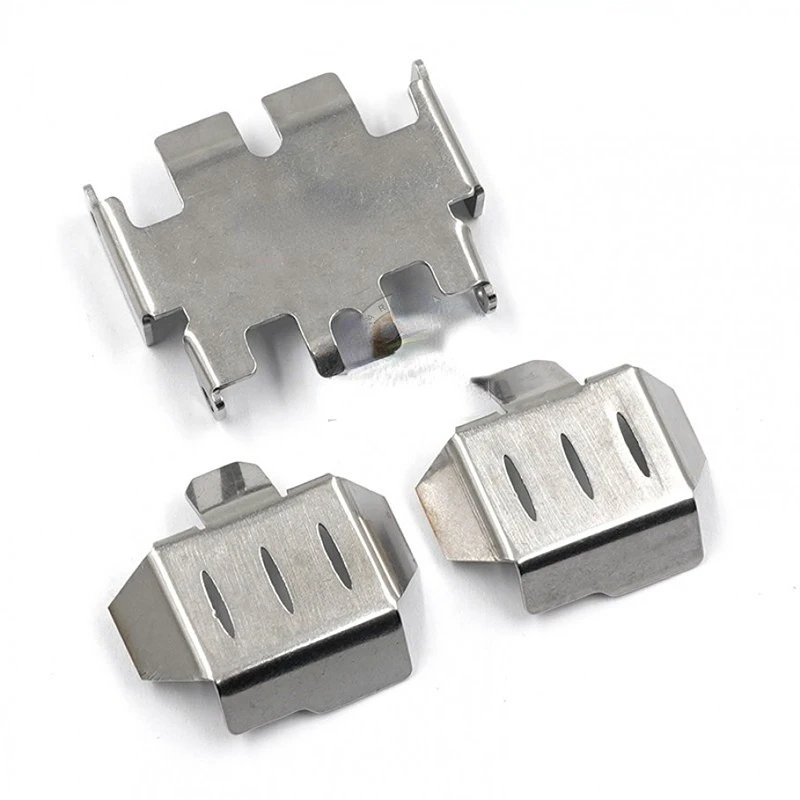 

Stainless steel chassis component protection is applicable to 1:18 TRX4M RC remote control car upgrade accessories