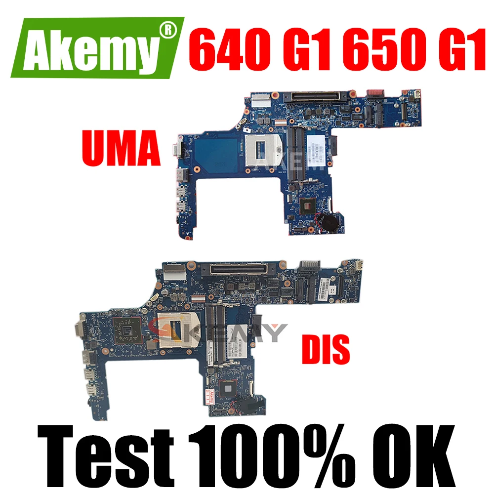 

744020-501 744018-001 FOR HP 640 G1 650 G1 laptop motherboard Mainboard 640 G1 6050A2566401 motherboard 100% Tested Fast Ship