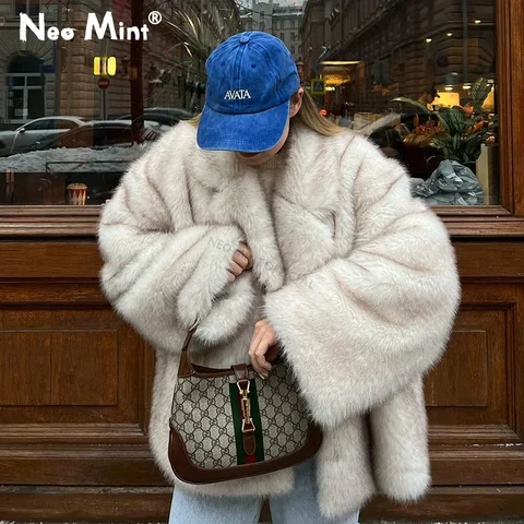 Зимняя куртка Neo Mint из искусственного лисьего меха — изображение товара