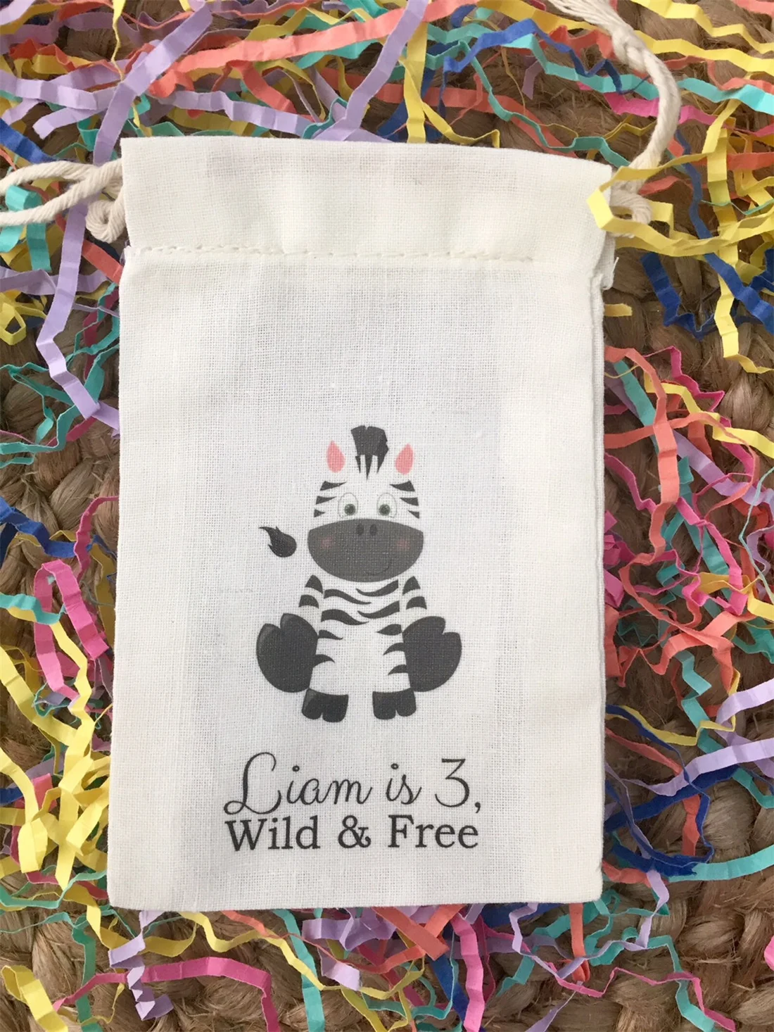 20 шт. персонализированные детские сумочки Джунгли/Сафари/зоопарка животные