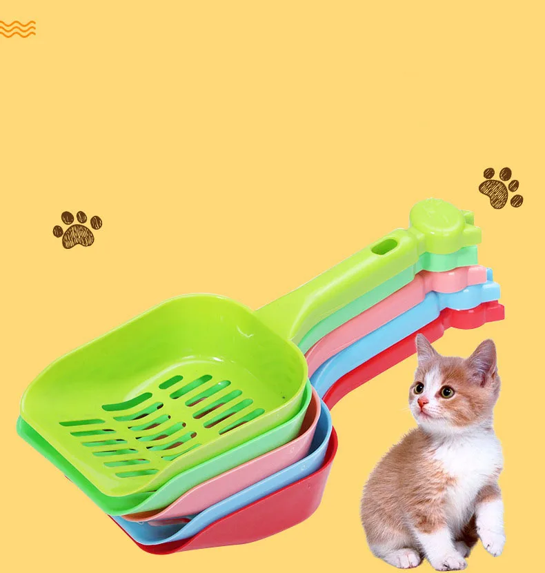 

New cat hollow litter shovel, feces shovel convenient stool collection cat excrement shovel sand leakage shovel bean curd shovel