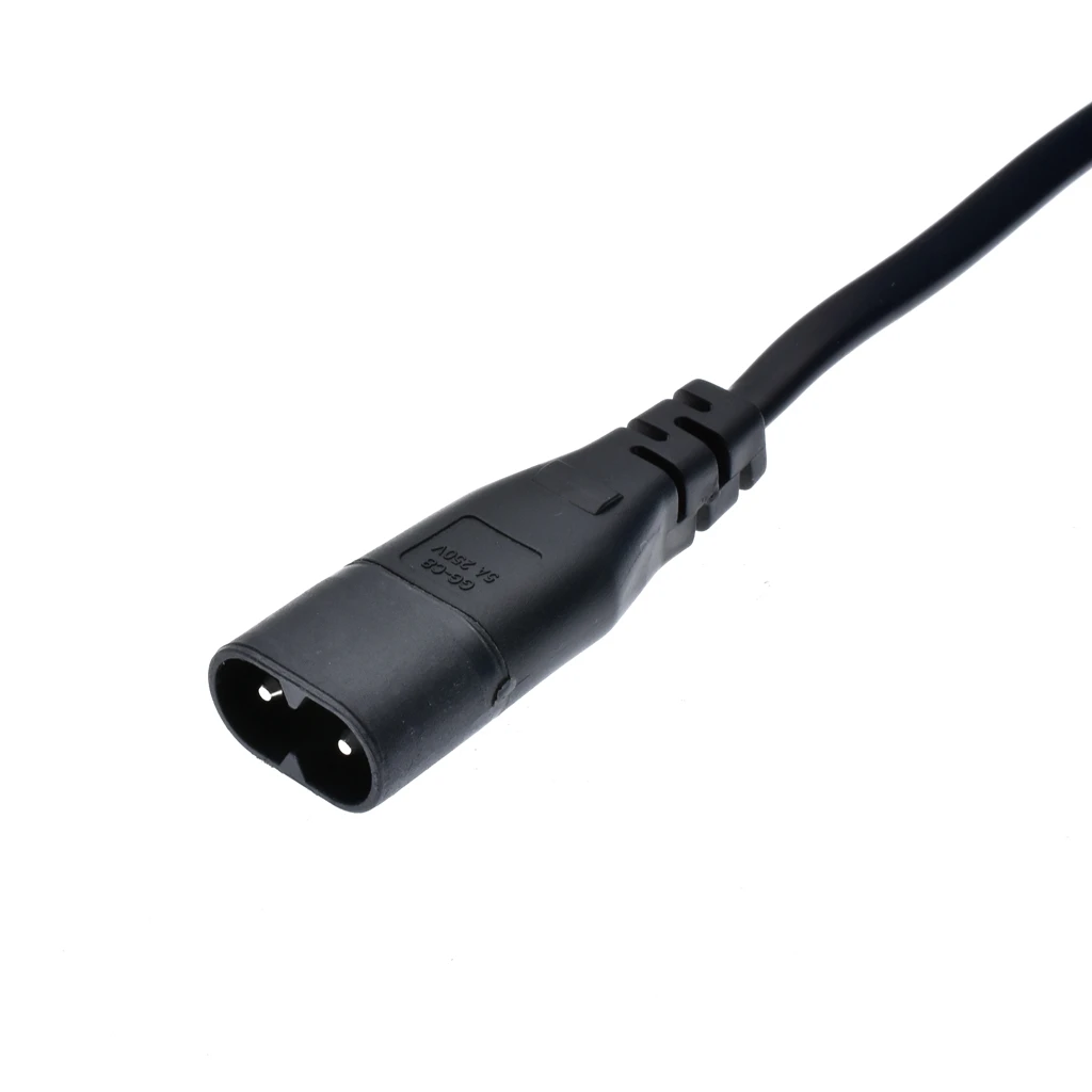 Штекер IEC 60320 C8 к гнезду C7 штекер-гнездо удлинитель питания Главный адаптер Кабель