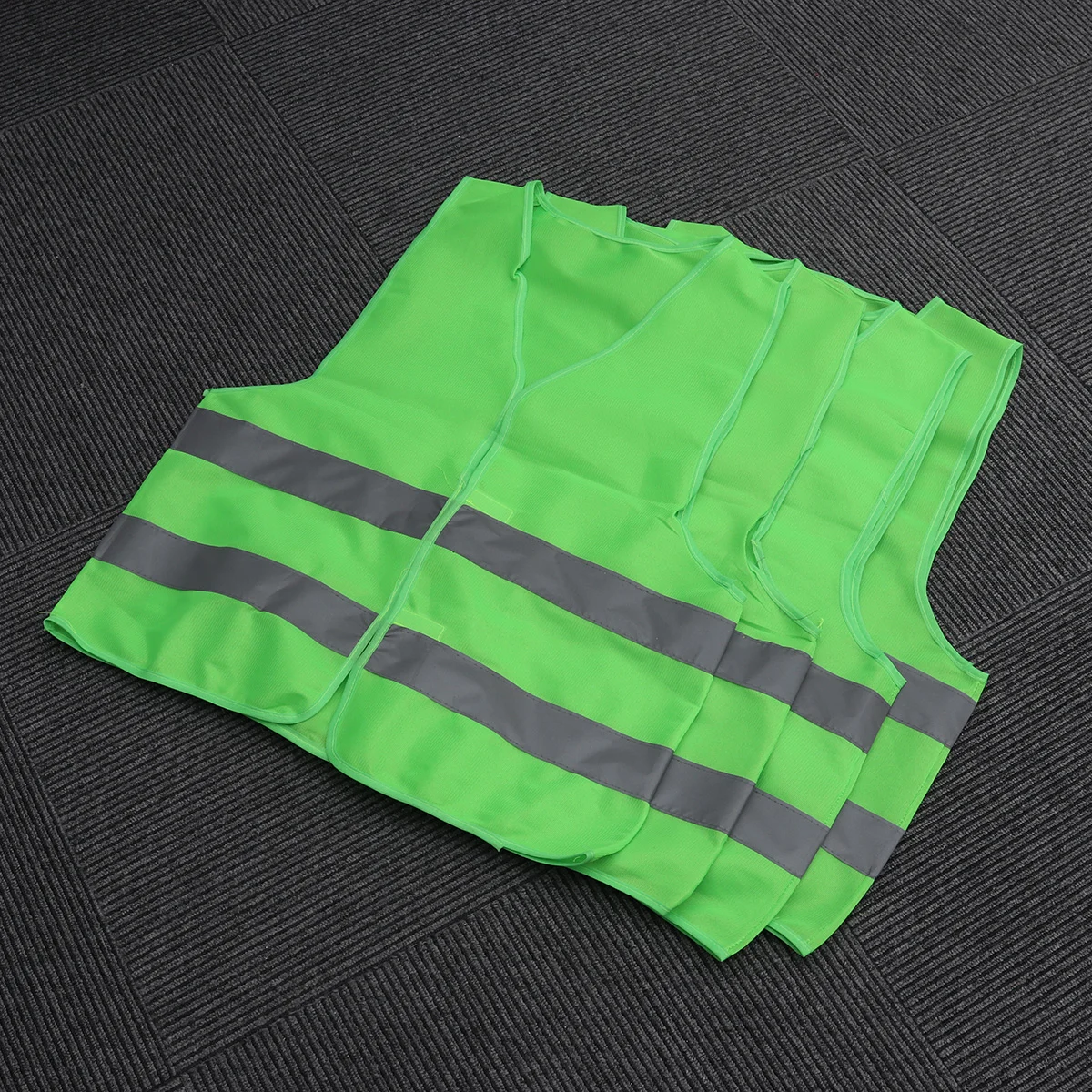 4 PCS High Visibility Cycling Riding Vests Reflective Safety Jackets for Outdoor Construction Work Road Traffic San