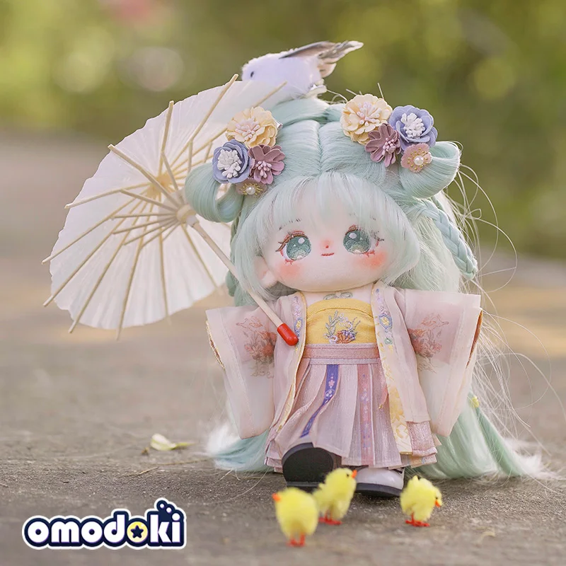 

Handmade Limited 5pc/set 20cm Doll Clothes Kawaii Chiffon Two Dynasties Dream Hanfu Ancient Style Accessories Doll Outfit