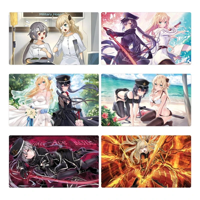 

Резиновый коврик Yu Gi Oh Sky Striker Ace с анимационными персонажами, резиновый коврик для одного стола, боевой коврик, классика, коллекционная аниме игрушка с картами