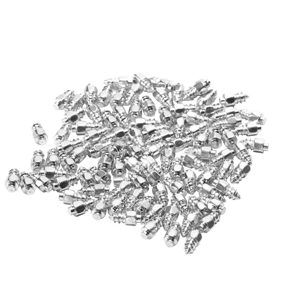 100 шт. зимние наконечники для колес шпильки автомобильных шин винты снега шипы