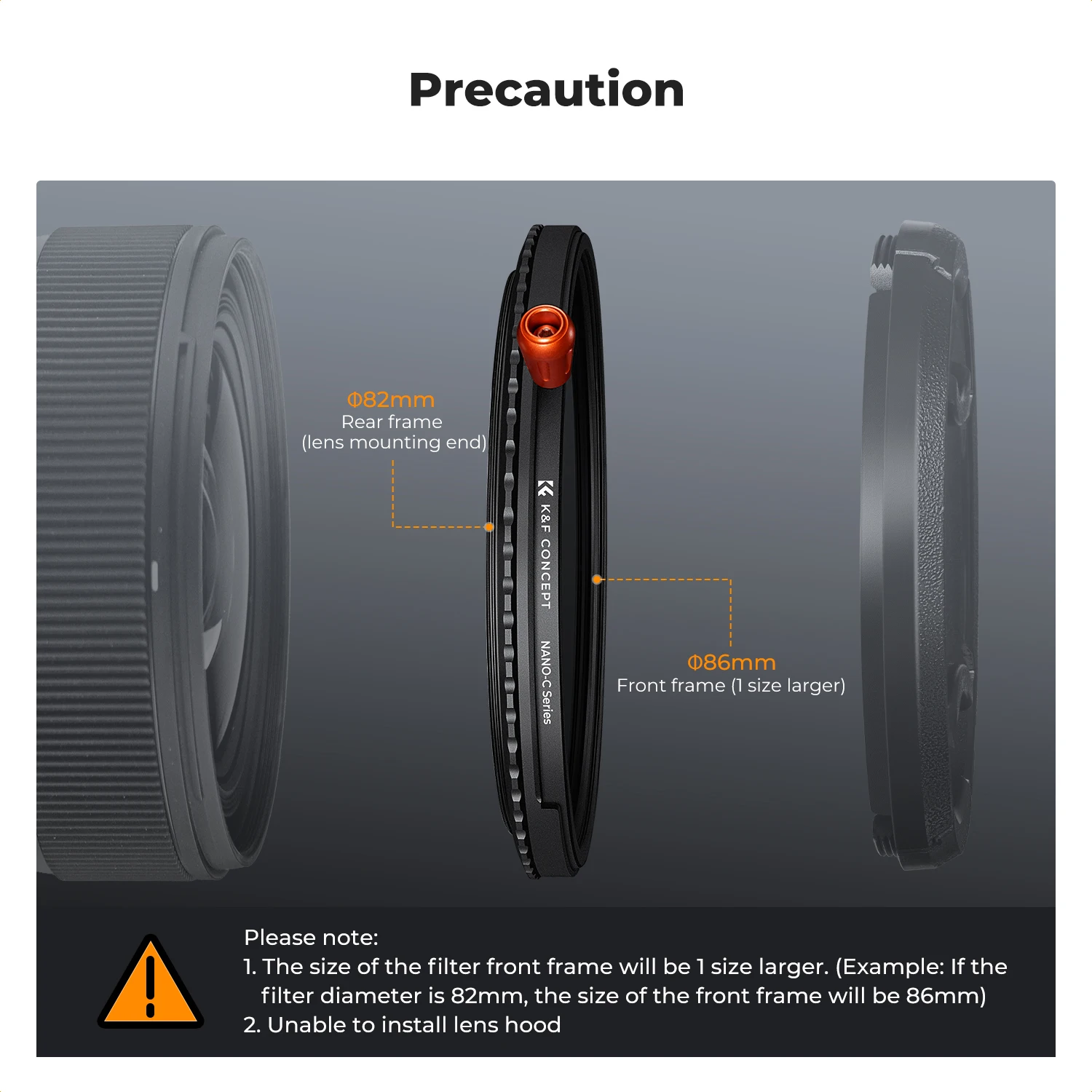 K&F CONCEPT Variable ND2-32 + CPL + диффузионный черный туман 14 Фильтр 3-в-1 (Nano-C) 374346495255586267727782 мм (art.: 3920d40ffdaed) - 3920d40ffdaed