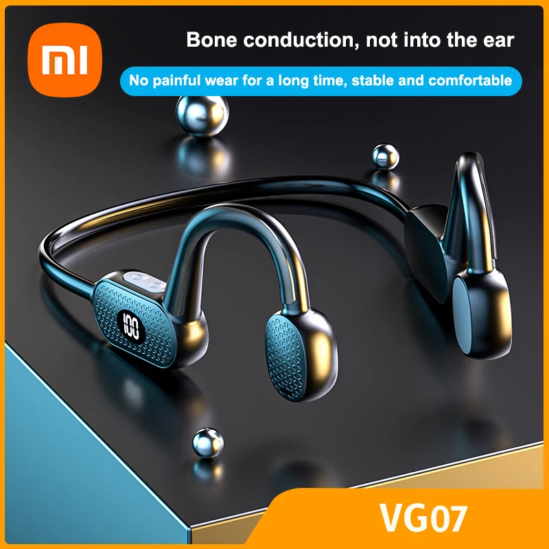 

Xiaomi Youpin New Bone Conduction Bluetooth Headphones Wireless Sports Headphones Ear Hook Electric Mass Display Bone Headphones