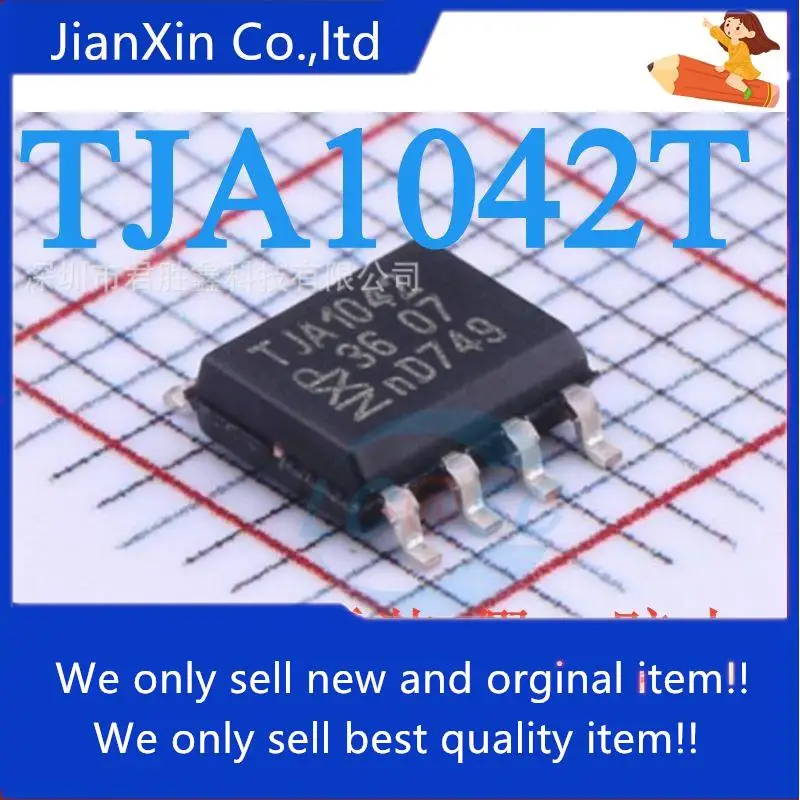 

10pcs 100% orginal new SMD TJA1042T SOIC-8 High Speed ​​CAN Transceiver